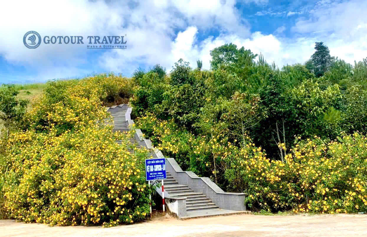 Đường lên cột mốc 3 biên giới - Bờ Y