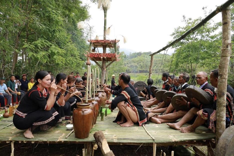 Văn hoá rượu cần của người Xơ Đăng ở Măng Đen